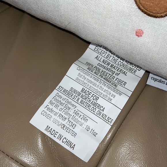 Cupcakes and Cashmere Gingerbread Pillow - Picture 4 of 6